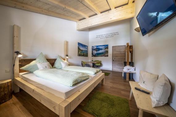 Doppelzimmer im Lenggrieser Bergcamping